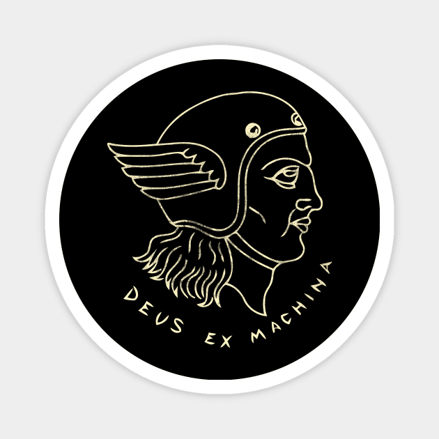 Deus Ex Machina Vintage Magnet by loginoch